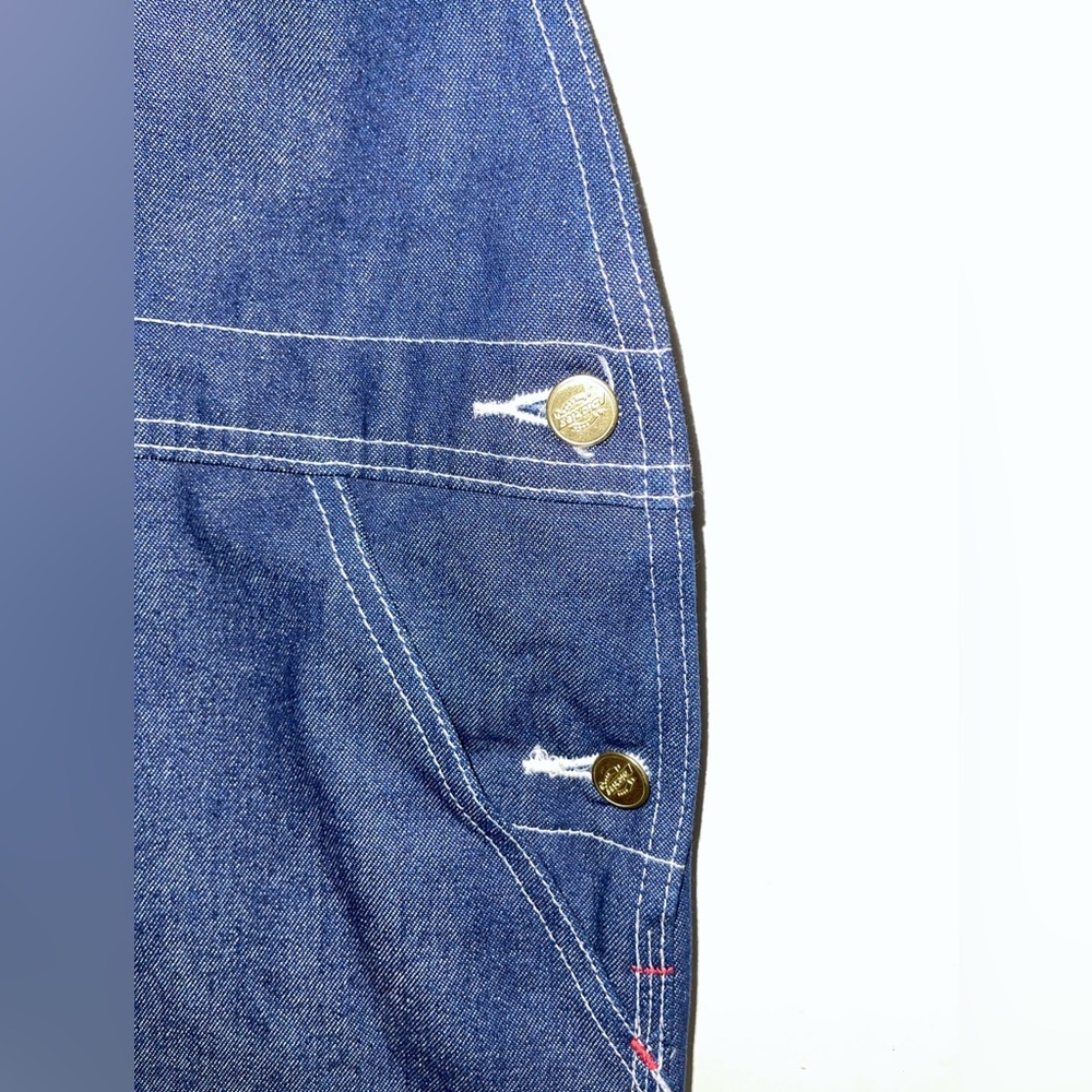 Vintage Dickies Men Big and Tall Overalls Denim Jumpsuit 44x30 - Picture 9 of 13